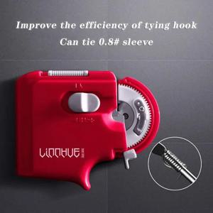 낚시 자동 훅 타이어 낚싯줄 묶는 기기 휴대용 전기 낚시 훅 타이 머신 낚시 도구