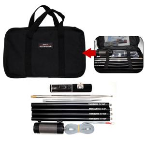 최신 PAC-12 7MHz-50MHz 100W 멀티 밴드 HF 단파 GP 실외 슬라이드 레귤레이터 햄 라디오 용 휴대용 안테나 QRP