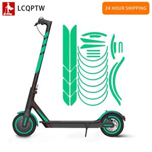 1 세트 반사 스티커 휠 데칼 XIAOMI M365 Pro 1S 야간 안전 경고 커버 용 반사 타이어 Applique 테이프