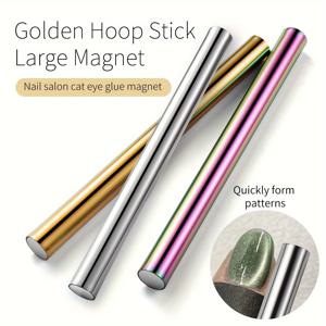 YIKOOLIN 슈퍼 긴 더블 헤드 네일 자석 도구 펜 DIY 살롱 스튜디오 또는 가정용 자기 고양이 눈 젤 폴란드어 네일 아트 키트