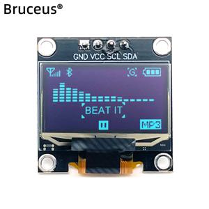 아두이노용 12864 LCD 스크린 보드, IIC 직렬 화이트 블루 OLED 디스플레이 모듈, 128X64 I2C SSD1306, 0.96 인치