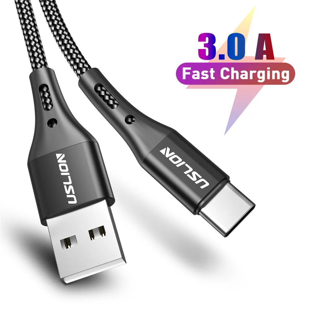 3A USB 유형 C 케이블 코드 Iphone 15 Samsung Xiaomi mi 13 휴대 전화 고속 충전 USB C 케이블 유형-C 충전기 USB 데이터 라인