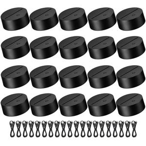 2/5/6/10/20 Pcs 3D LED 조명 램프베이스 터치 컨트롤 7 색 4 모드 Led 디스플레이베이스 도매 Dropshipping 장식