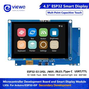 4.3 인치 800*480 ESP32 LVGL WIFI 및 블루투스 LCD 그래픽 디스플레이 TFT 스마트 디스플레이 화면 모듈 개발 보드 터치