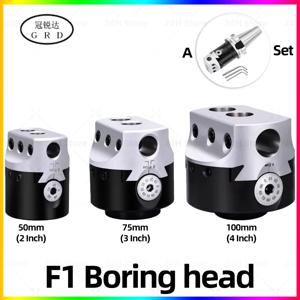 GRD GDR F1 보링 헤드, 보링 도구 거치대 브래킷 도구, 50mm, 75mm, 100mm, MT2, MT3, MT4, C20, C25, R8, BT30, BT40, BT50, NT30, NT40, SK40 F1