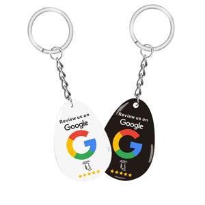 방수 NFC 태그 스마트 키체인, Google 검토 카드, 지능형 탭, 접촉 정보 공유