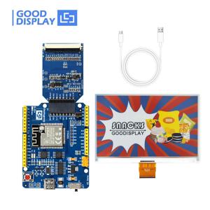 7.3인치 E-Paper 디스플레이 모듈, 6색, 저전력, SPI 인터페이스, 800x480 픽셀 화면, E-Ink Spectra 6 기술 사용