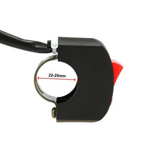 비상 위험 헤드 라이트 스위치 ON OFF 스위치 오토바이 ATV 핸들 바 전등 스위치 ON OFF 버튼 버튼 스위치