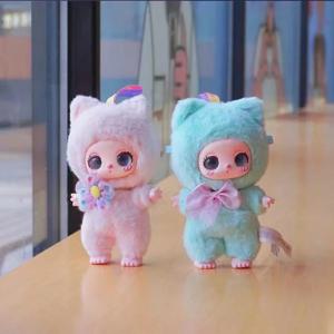 새로운 정품 Liila 블라인드 박스 행운 고양이 Serise Liila 장난감 비닐 인형 유행 사랑스러운 장식품 모델 미스터리 상자 소녀 크리스마스 선물