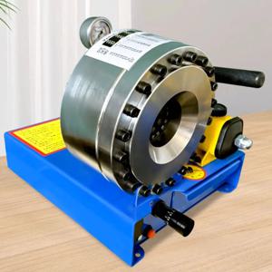 소형 수동 유압 파이프 프레스 가정용 고압 오일 파이프 방폭 파이프 브레이크 파이프 압착 기계 ZF-01 with7