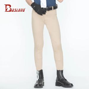 Baslong 봄과 가을 승마 바지 어린이 승마 바지 격자 무늬 통기성 슬림 승마 전문 의류 하네스