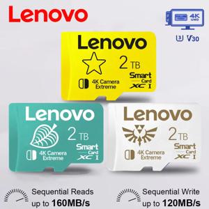 Lenovo Real Capacity SD Memory Card 2TB Micro TF SD Card 1TB 512GB Micro Tarjeta SD Cards 128GB For Nintendo Switch PC Phone
