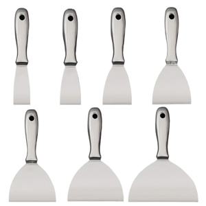 원피스 스테인레스 스틸 퍼티 나이프 스패클 도구 퍼티 스크레이퍼 주걱 스크레이퍼 바닥 벽 세라믹 타일 그라우트