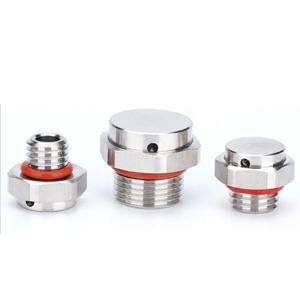 방수 브리더 벤트 밸브의 스테인레스 스틸 에어 벤트 밸브 나사 M5 M6 M8 M10 M12 방열 플러그 금속 벤트 플러그