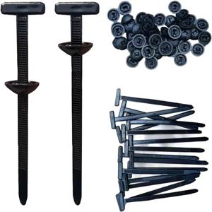 10/30/60pcs 나일론 범용 케이블 타이 버클 핀 및 버튼 지퍼 타이 자동 잠금 고정 케이블 지퍼 타이 와이어 고정 스트랩