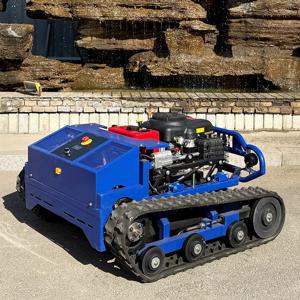 중국 맞춤형 공장 공급 원격 제어 잔디 깎는 기계 디젤 원격 제어 잔디 깎는 기계 고무 트랙