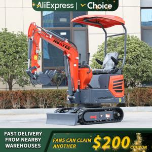 1톤 미니 굴삭기 다기능 농업용 가정용 굴삭기 중국 공장 제조업체 맞춤 제작 빠른 배송