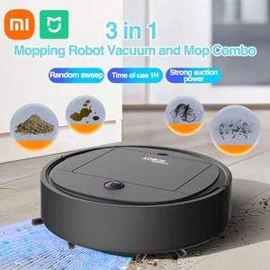 Xiaomi MIJIA 3-in-1 스마트 스윕 로봇 4000pa 흡입력 완전 자동 홈 청소 기계 USB 충전 스마트 진공 청소기