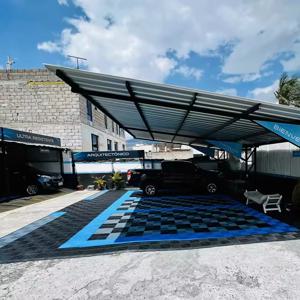 내구성 있는 자외선 차단 모터쇼 차고 바닥 플라스틱 타일