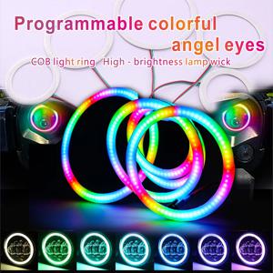 WS2812B LED 픽셀 링 18/36/54/72/90Leds 개별적으로 주소 지정 가능 WS2811 내장 IC 스마트 DC5V Rgb FCOB PCB