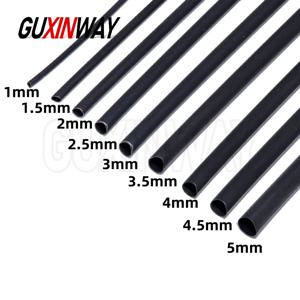 5 미터 열 수축 튜브 1mm 1.5mm 2mm 2.5mm 3mm 3.5mm 4mm 4.5mm 5mm 검정색 절연 슬리브