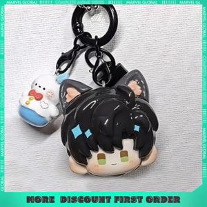 러브 앤 딥스페이스 제인 자베르 레진 키체인 애니메이션 게임 주변기기 귀여운 Q 버전 고양이 백팩 펜던트 소녀 선물 장난감