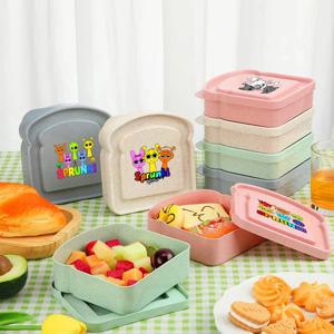 스프런키 벤토 도시락 인크레디박스 만화 게임 패턴 프린트 도시락 학생 휴대용 식품 보관 용기 파티 선물