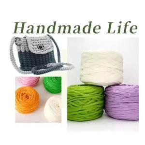 부드러운 크로셰 털실 티셔츠 털실, 가방, 쿠션, 인형 및 홈 데코 프로젝트에 적합한 DIY 크로셰 공예용