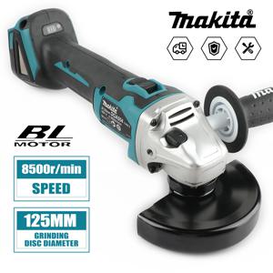 Makita DGA504 18V 브러시리스 리튬 전기 앵글 그라인더 충전식 연마 기계 절단기 고전력