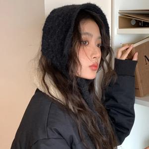 두꺼운 양모 스트랩 귀마개 방풍 따뜻한 귀마개 따뜻한 수제 솔리드 컬러 귀 보호 스트랩 겨울 머리띠 유지