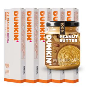 네스프레소 호환 에스프레소 100캡슐 + 던킨 땅콩버터 100% 스무스1개