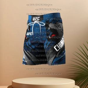 2025 최신 UFC 산다 파이팅 나이트 공동 훈련 복싱 반바지 무에타이 속건 루즈 통기성
