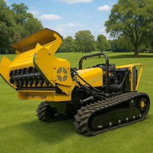 맞춤형 자율 산업용 로봇 무선 자동 잔디 깎기 기계 접이식 핸들 정원 농장 잔디 깎기용