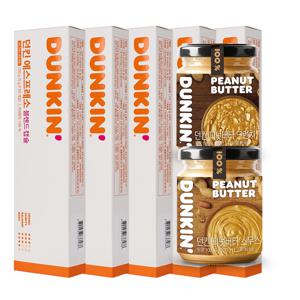 네스프레소 호환 에스프레소 100캡슐 + 던킨 땅콩버터 100% 크런치 1개+스무스 1개