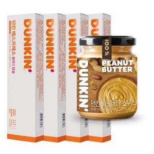 네스프레소 호환 에스프레소 80캡슐 + 던킨 땅콩버터 100% 스무스1개