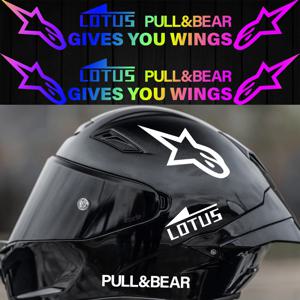 당겨 곰 당신에게 날개를 줘 반사 오토바이 스티커 헬멧 바디 데칼 펜더 비닐 연료 탱크 앞 유리 액세서리 데칼