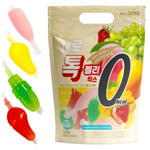 무설탕 다이어트 제로칼로리 톡 젤리 믹스 1kg (40g x 25개) X 3팩