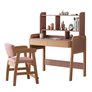 어린이 책상 원목 학생 침실 소형 아파트용 창의적인 너도밤나무 공부 책상과 의자