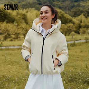 세미르 다운 재킷 여성 겨울 90% 다운 충전 버드 스타일 아웃도어 삼중 방수 2025 신상 오버사이즈 래글런 방풍 여성복