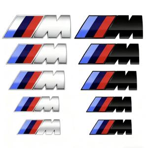 BMW ABS 자동차 머드가드 사이드 배지 리어 러기지 배지 M 배지 스티커, M M3 M5 X3 E46 E90 F30 G20 E36 E34 X6 G20 G30에 적합