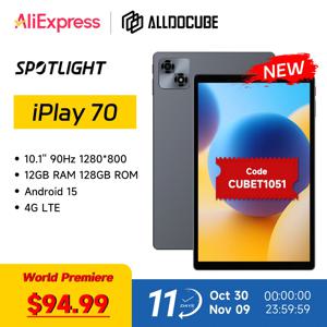 올도큐브 iPlay 70 태블릿 ASR8662 10.1인치 90Hz 디스플레이 12GB(4GB+8GB 가상)RAM 128GB ROM 6000mAh LTE 태블릿 안드로이드 15