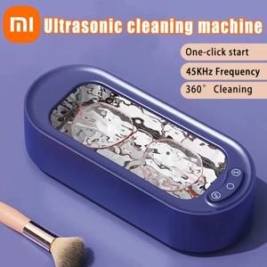 샤오미 초음파 세척기 45kHz 가정용 자동 안구 세척기 콘택트 렌즈 케이스 클리너 치과 교정기 보석 세척기