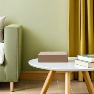 10개 크라프트 종이 포장 상자 골판지 이사 배송 대형 갈색 메일러 소형 우편 상자 효율적인 공간 활용