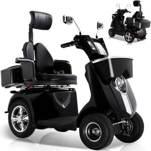 고품질 전기 사륜 스쿠터 노인용 배터리 전기차 성인 가정용 사륜차