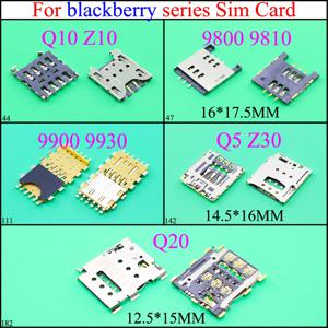 YuXi For BlackBerry 9800 9810 Q10 Z10 9900 9930 Q5 Z30 Q20 Sim 카드 리더 홀더 슬롯 커넥터 부품 휴대 전화