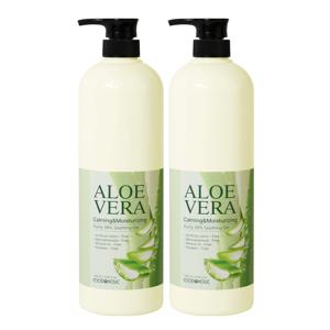 1+1  알로에베라 수딩젤 1000ml /펌프형 대용량 병풀추출물함유 진정 수딩겔