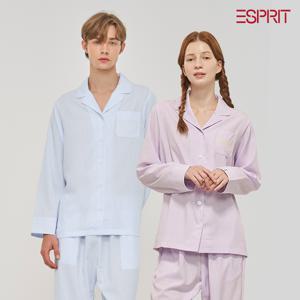 [에스프리] 스트라이트 코튼 남여공용 파자마 2종세트 택1