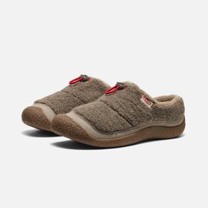 [KEEN] 킨 하우저 III 슬라이드 Brindle/Brindle Sherpa Fleece 베이지 여성 뮬 KNSO5F202I3