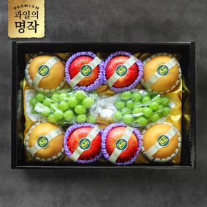 [과일의명작] 행복 과일혼합세트 5kg내외[사과4과+배4과+샤인2과]