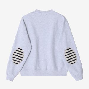 [LIVE 30] [본사정품] 봉봉 맨투맨 Bon Bon Elbow Patch (LGY) ASJU251KR74-LGY 라이트그레이